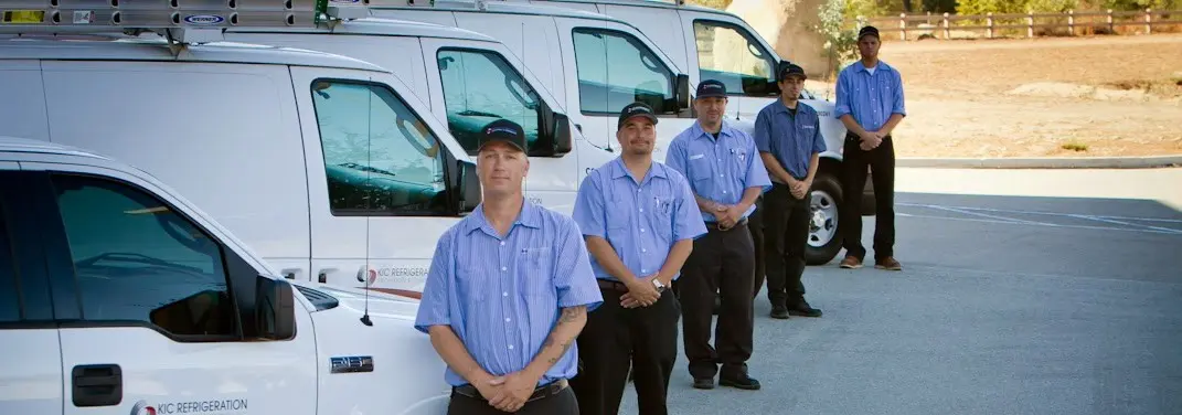 KIC Refrigeration crew ready for Mini Split Repair jobs across Burlingame