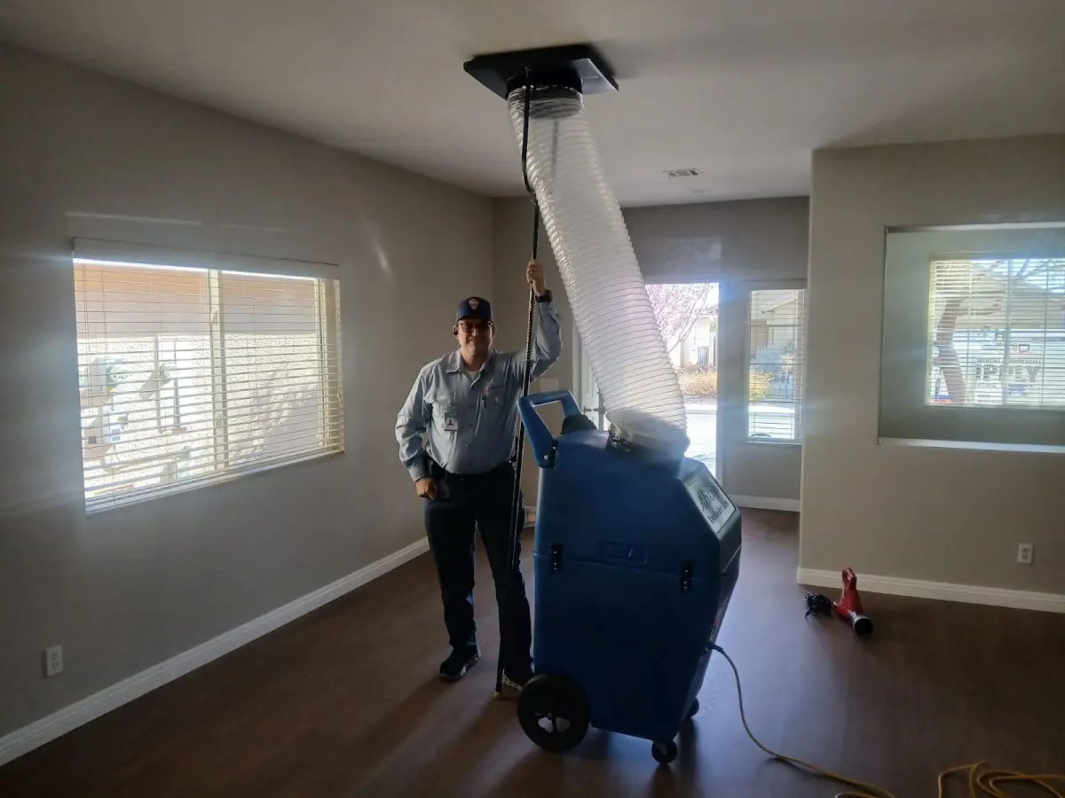 Professional Dryer Vent Cleaning work inside a Burlingame home